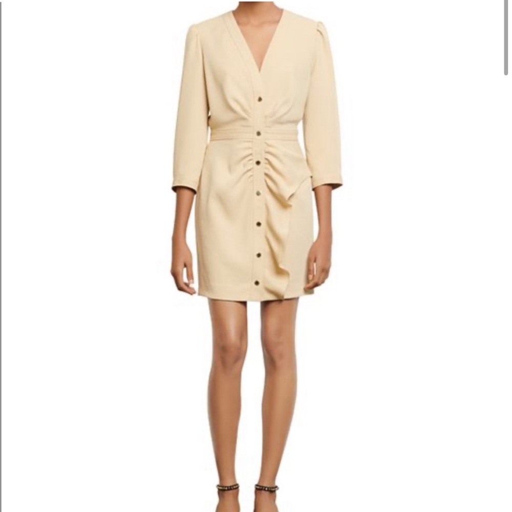 Sandro Riches beige dress size 2